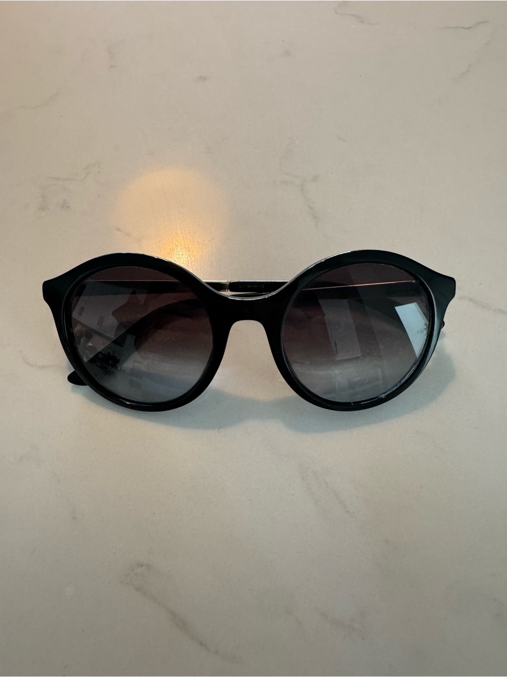 Dolce and Gabbana Black Round Women’s Sunglasses - Fashion Frame